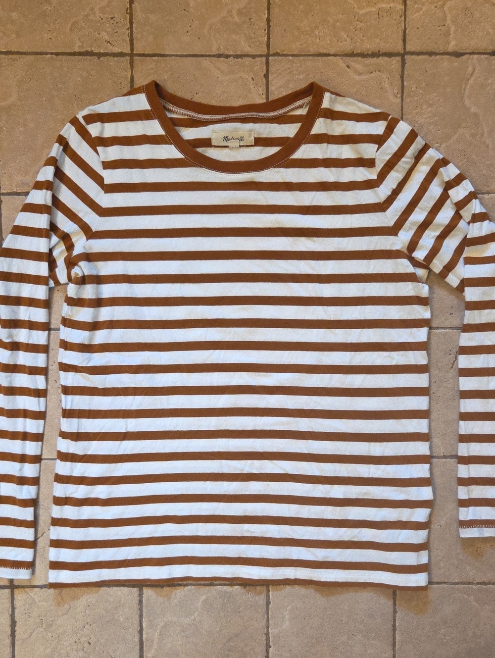 Madewell Northside Striped Long Sleeve Tshirt